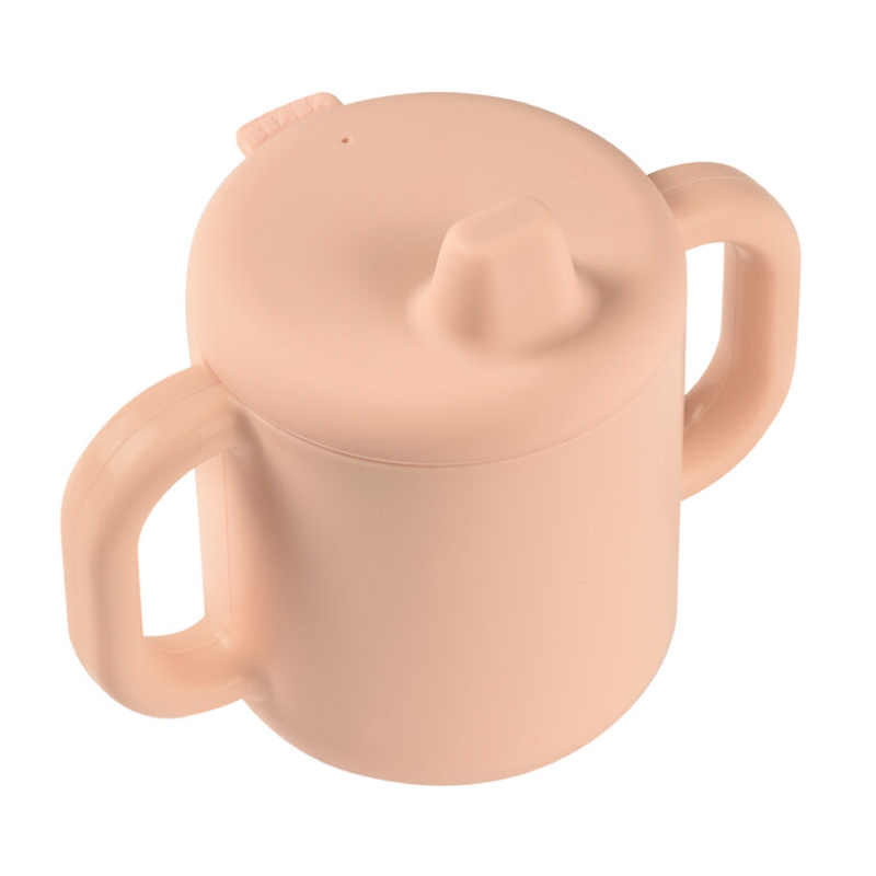 Cana de antrenament silicon Beaba Pink [4]