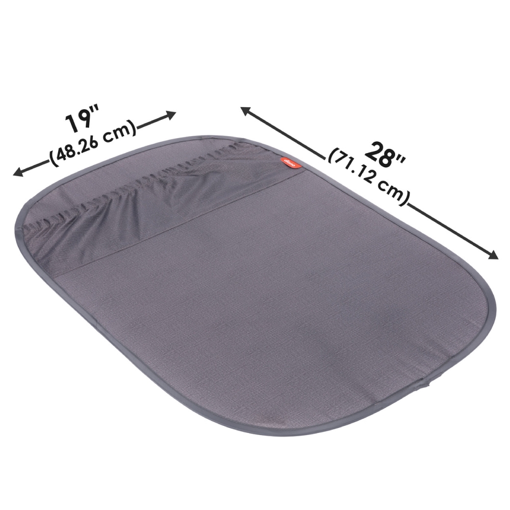 Husa protectie cu organiser spatar scaun Diono Stuff N Scuff XL Gray [3]