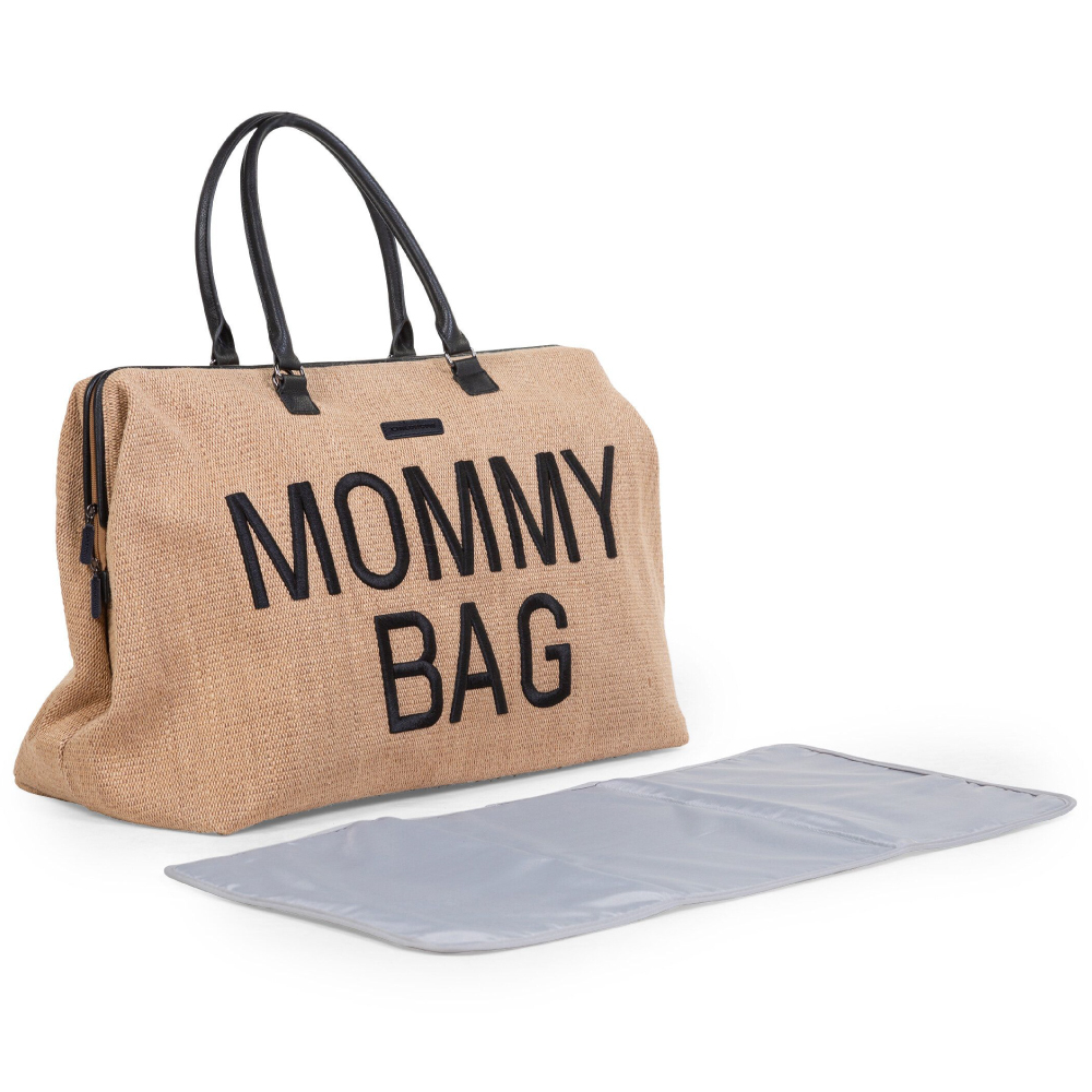 Geanta de infasat Childhome Mommy Bag Raffia [2]