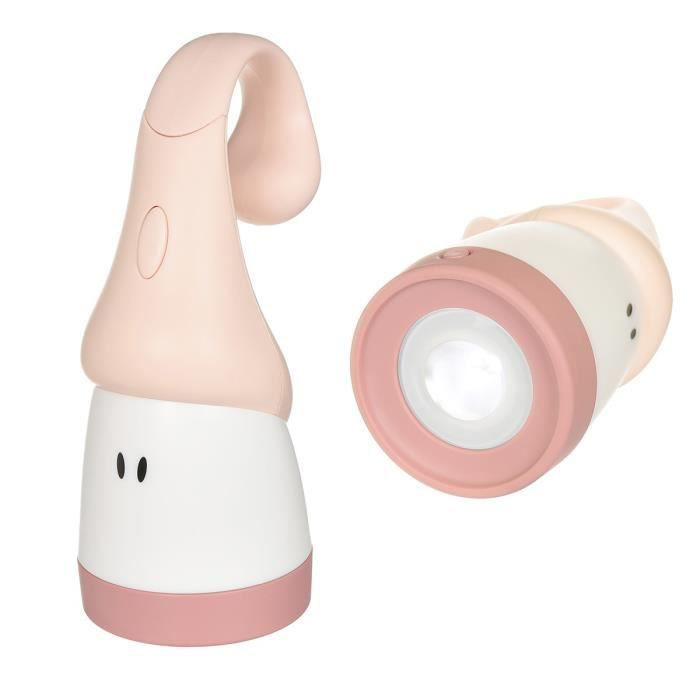 Lampa portabila 2 in 1 Beaba Pixie Torch Pink [3]