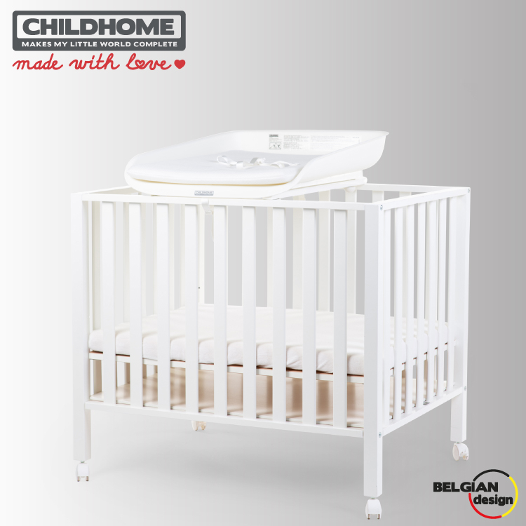 Masa de infasat pentru patut Childhome Evolux, 83x60 cm, Alb [4]