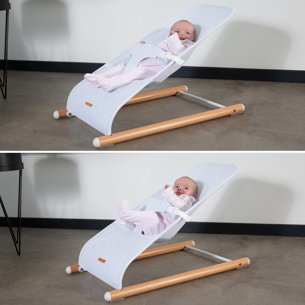 Balansoar Childhome Evolux, Natural/Alb [2]