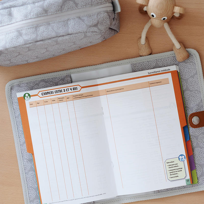 Mapa Carnet de Vaccinari 17.5x25 cm Beaba Tiny Dots [4]