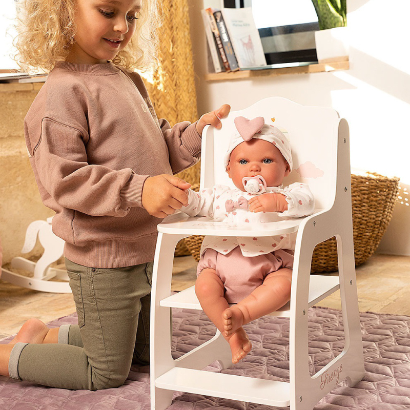 Scaun de masa pentru papusi Arias Firenze, 26x28x49 cm [2]