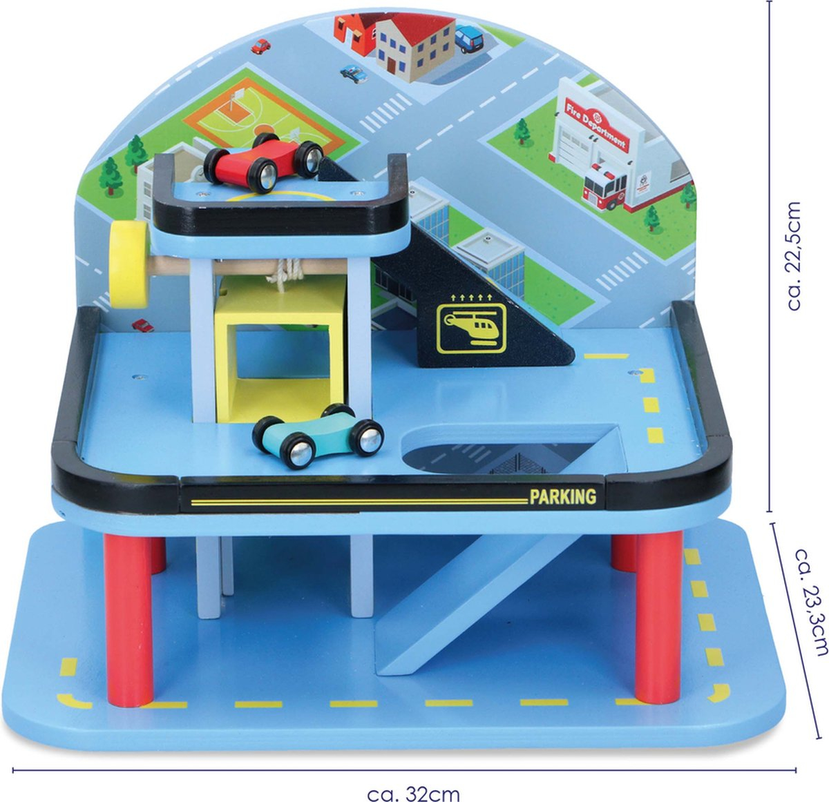Garaj din lemn Marionette 3 piese [5]