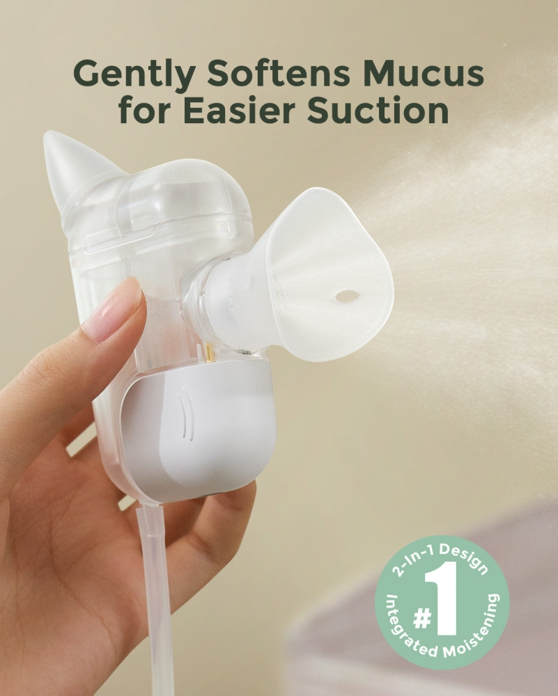 Aspirator nazal electric Momcozy BreezyClear Pro 2 in 1, spray si aspirare [2]