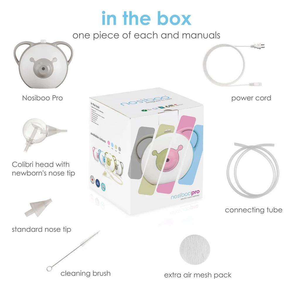 Aspirator nazal electric Nosiboo Pro Bej [6]