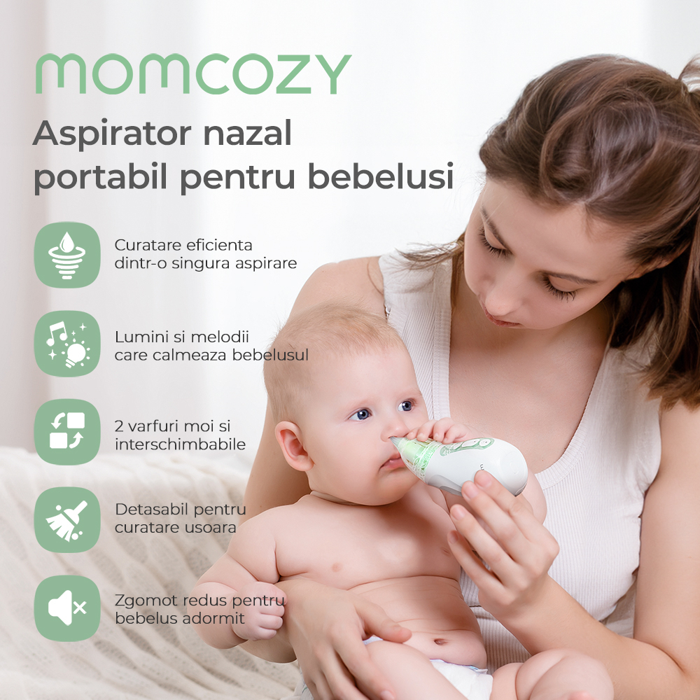 Aspirator nazal Momcozy cu baterie de lunga durata [4]