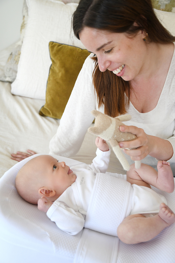 Baby nest ergonomic Red Castle Cocoonababy 10° Flori de Bumbac [4]