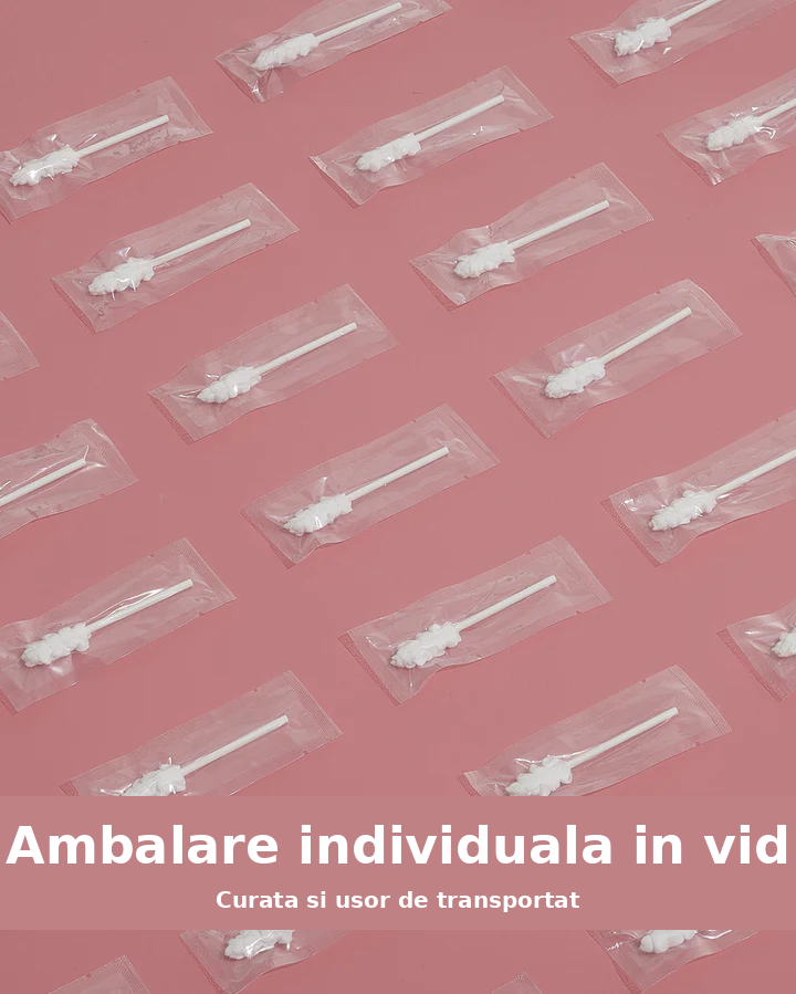 Betisoare bumbac pentru bebelusi Momcozy set 40 buc [4]