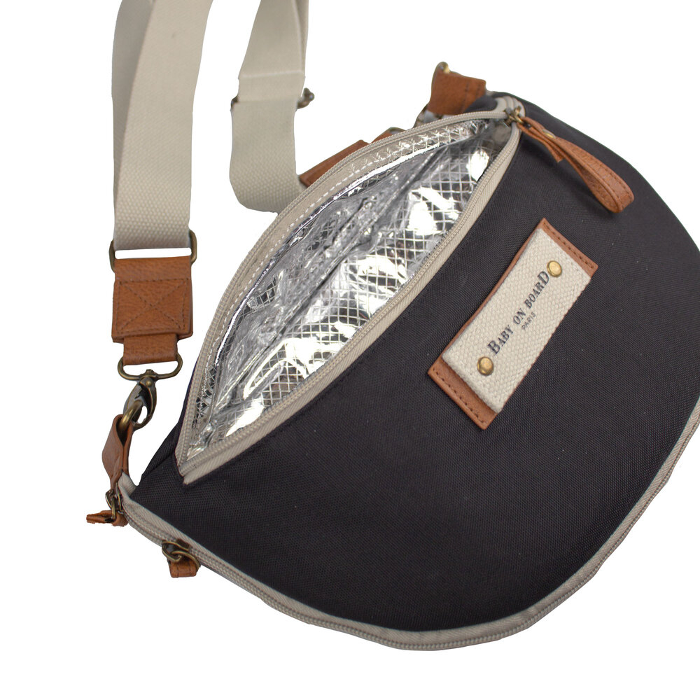 Borseta bebelusi Baby On Board Armelle Banana Black [9]