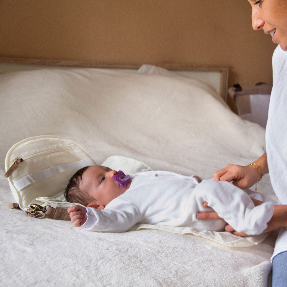 Borseta bebelusi Baby On Board Armelle Banana Cotton [4]