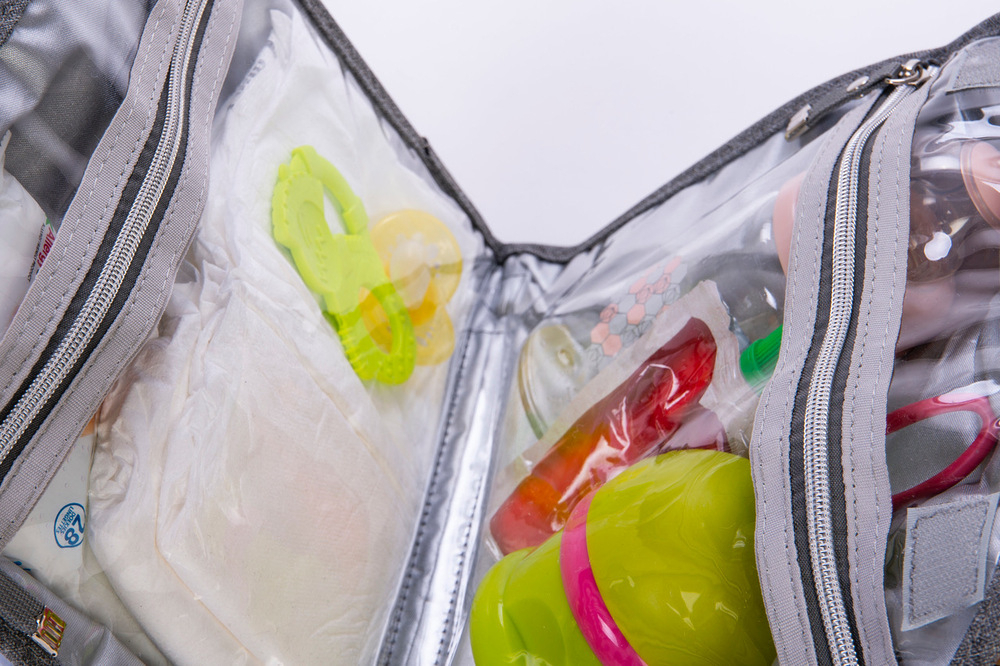 Borseta bebelusi Baby On Board Miniz Pouch Black [4]