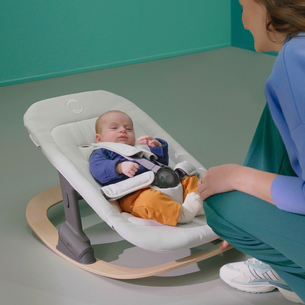 Cadru balansoar pentru set nou-nascut Bugaboo Giraffe Neutral Wood [4]