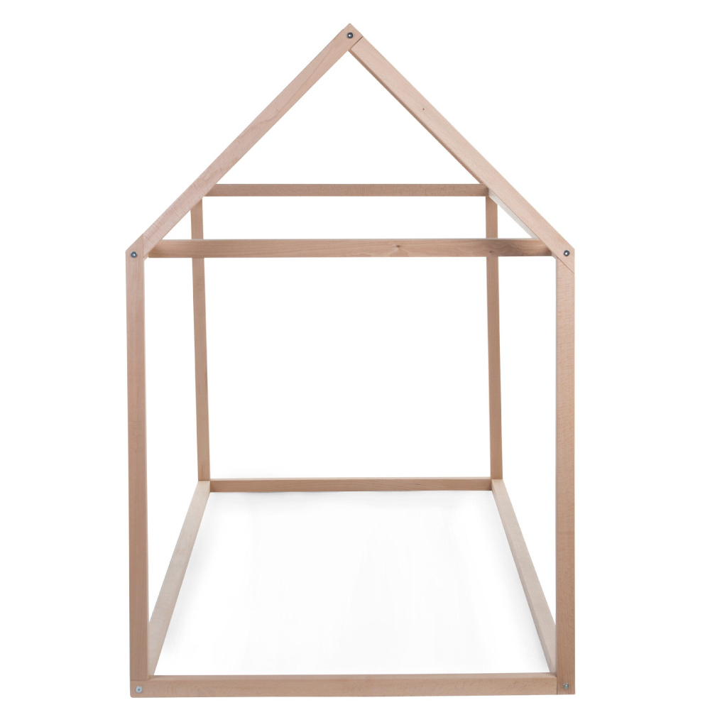 Cadru pat casuta Childhome 90x200 cm Lemn Natural [3]