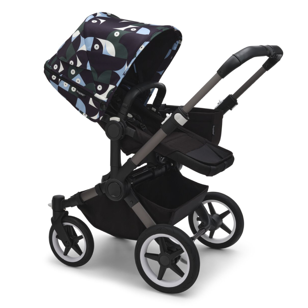 Capotina carucior Bugaboo Donkey 5 Animal Explorer Green/Light Blue [2]