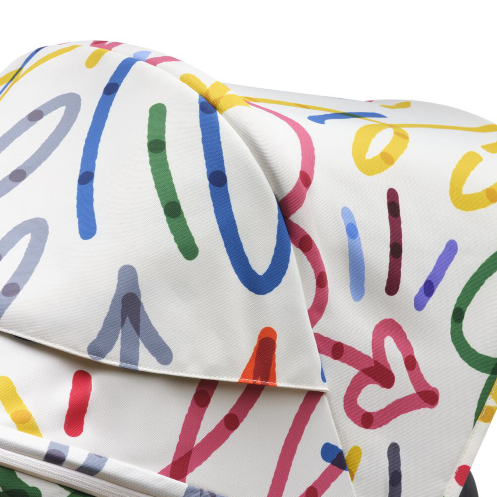 Capotina carucior Bugaboo Donkey 5 Art of Discovery White [2]