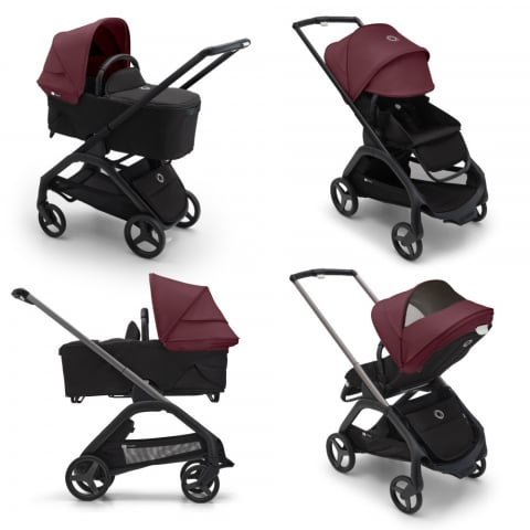 Capotina carucior Bugaboo Dragonfly Dark Cherry [2]