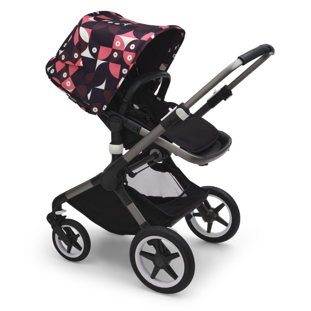 Capotina carucior Bugaboo Fox 3/Lynx Animal Explorer Pink/Red [2]