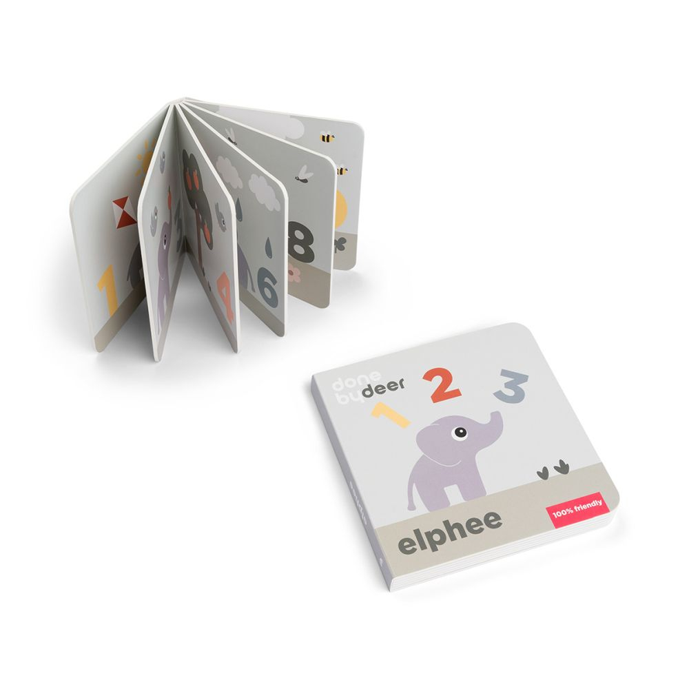 Carticica jucarie educativa numarat Done by Deer Elphee Colour Mix [3]