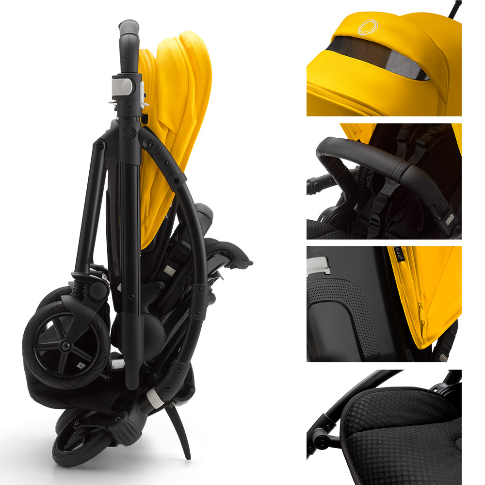 Carucior Bugaboo Bee 6 Aluminium/Grey Melange/Soft Pink [4]