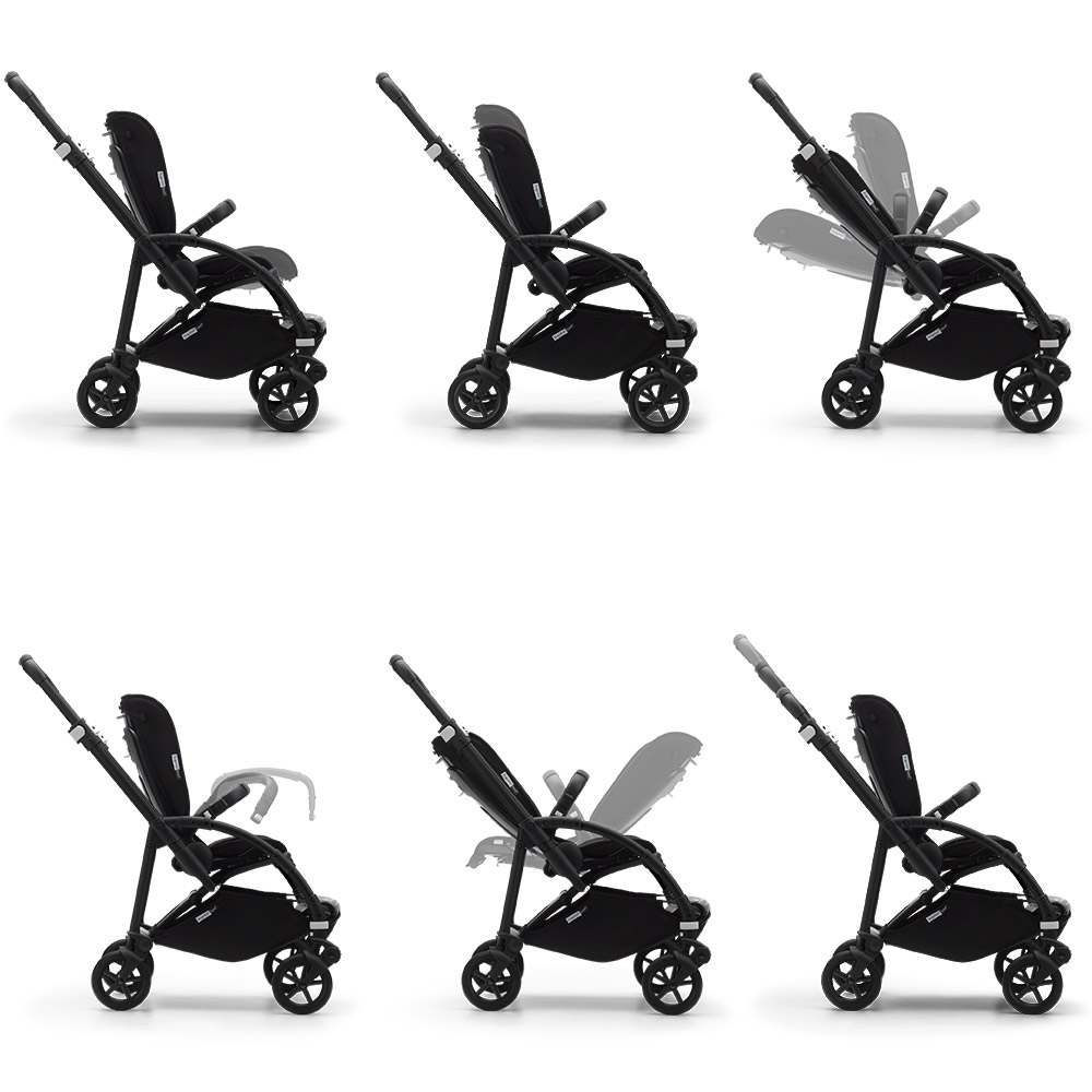 Carucior Bugaboo Bee 6 Black/Black/Lemon Yellow [3]