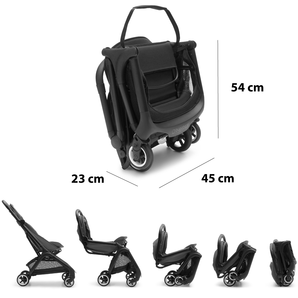 Carucior Bugaboo Butterfly Black/Midnight Black [8]