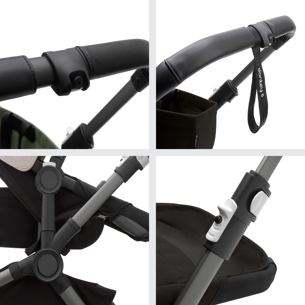 Carucior Bugaboo Donkey 5 Mono Classic Graphite/Dark Navy [4]