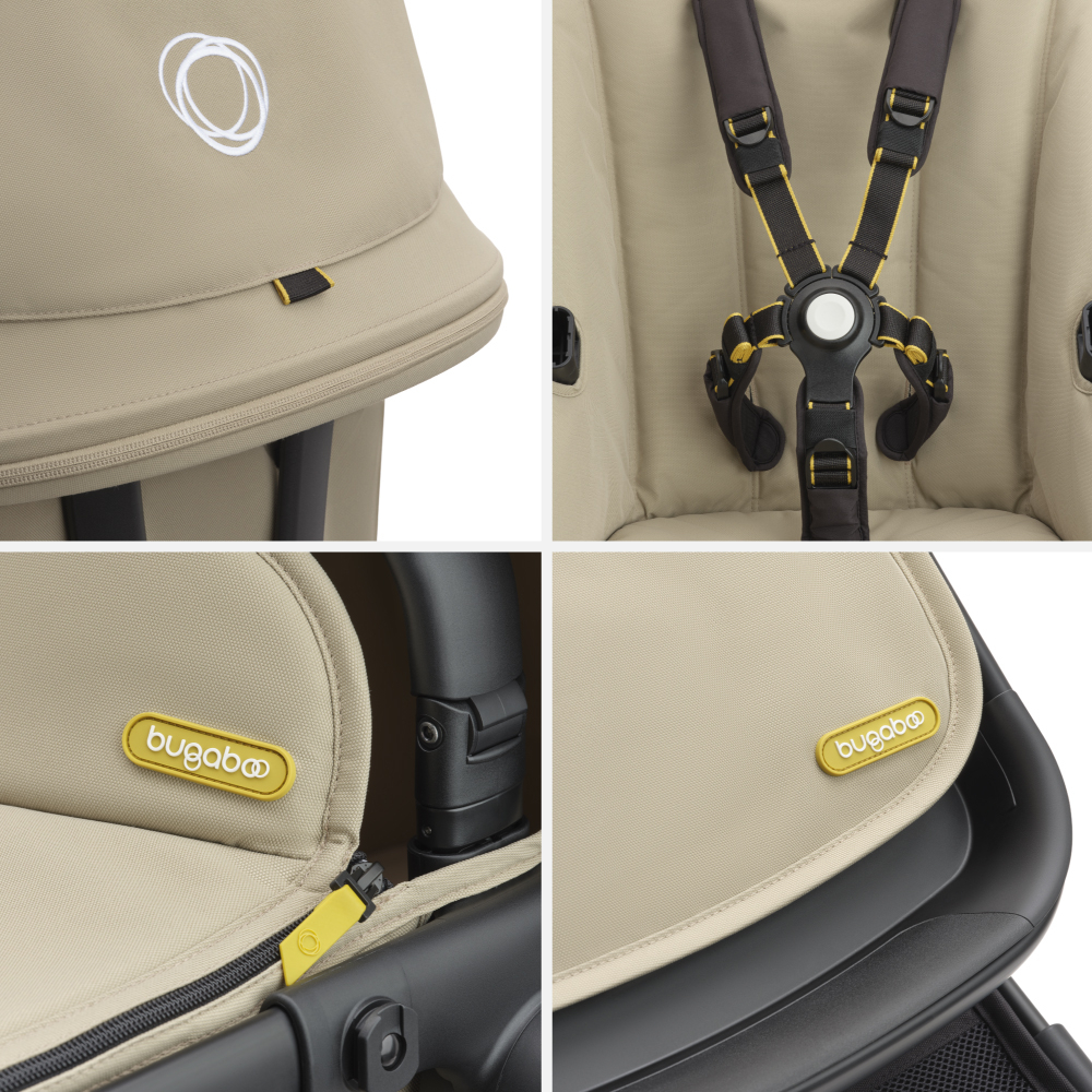 Carucior Bugaboo Fox Cub Black/Desert Beige 2 in 1 [6]