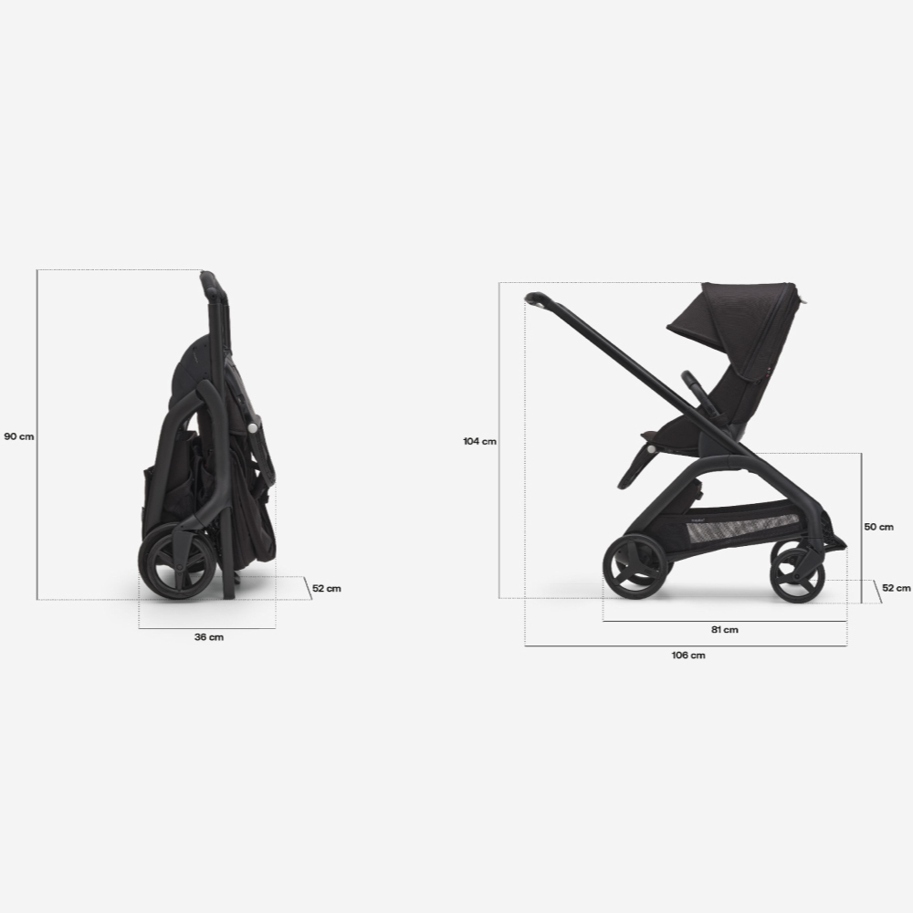 Carucior Bugaboo personalizat Dragonfly Graphite/Midnight Black [6]