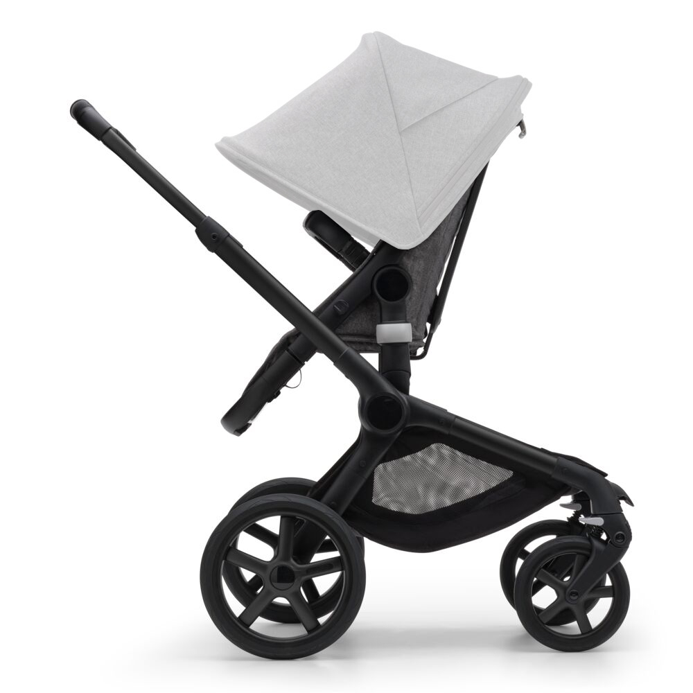 Carucior Bugaboo personalizat Fox 5 Black/Grey Melange 2 in 1 [2]