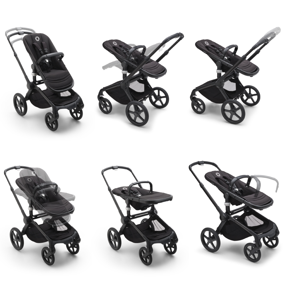 Carucior Bugaboo personalizat Fox 5 Graphite/Midnight Black 2 in 1 [4]