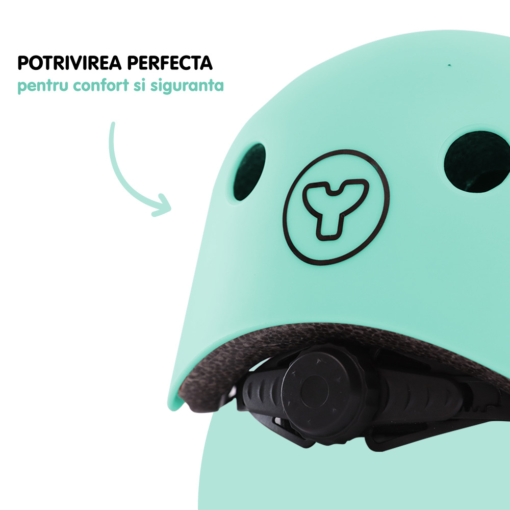 Casca protectie Yvolution 44-52 cm Green [3]