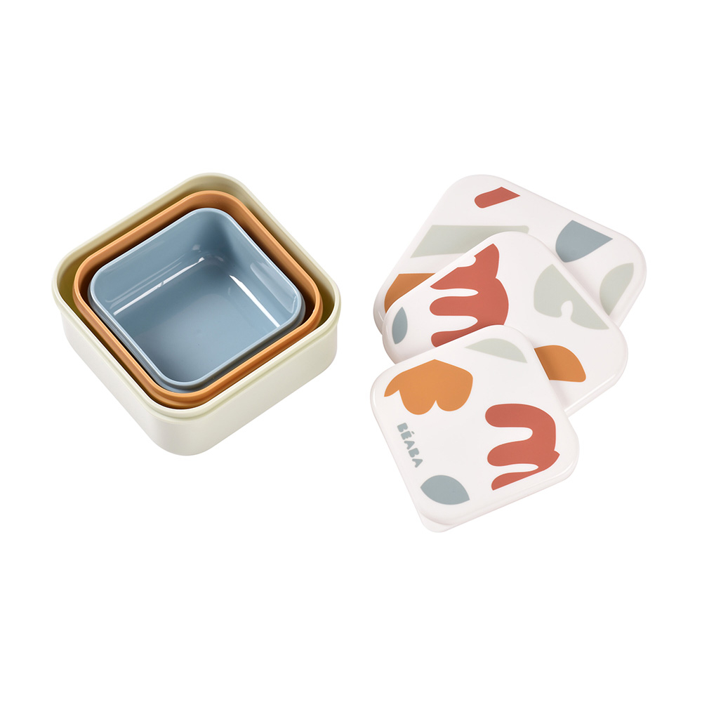 Set 3 caserole pentru gustari  Beaba Playful [2]