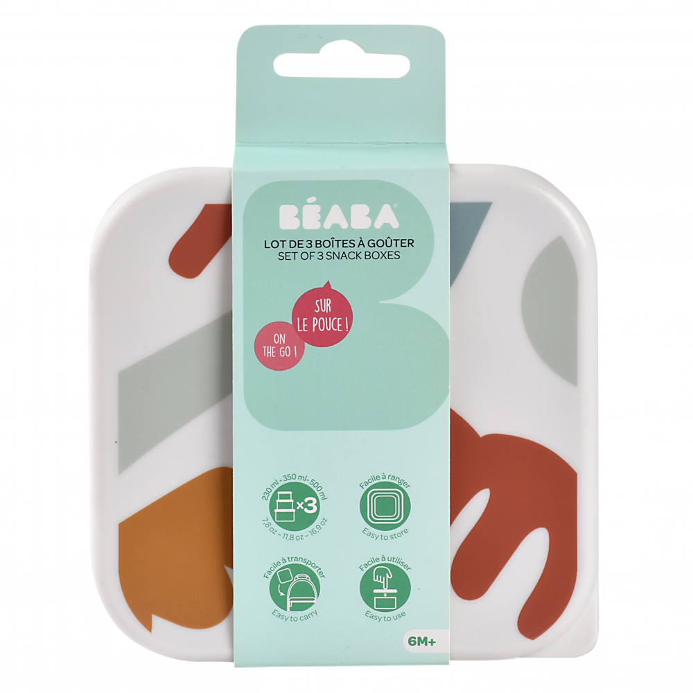 Set 3 caserole pentru gustari  Beaba Playful [10]