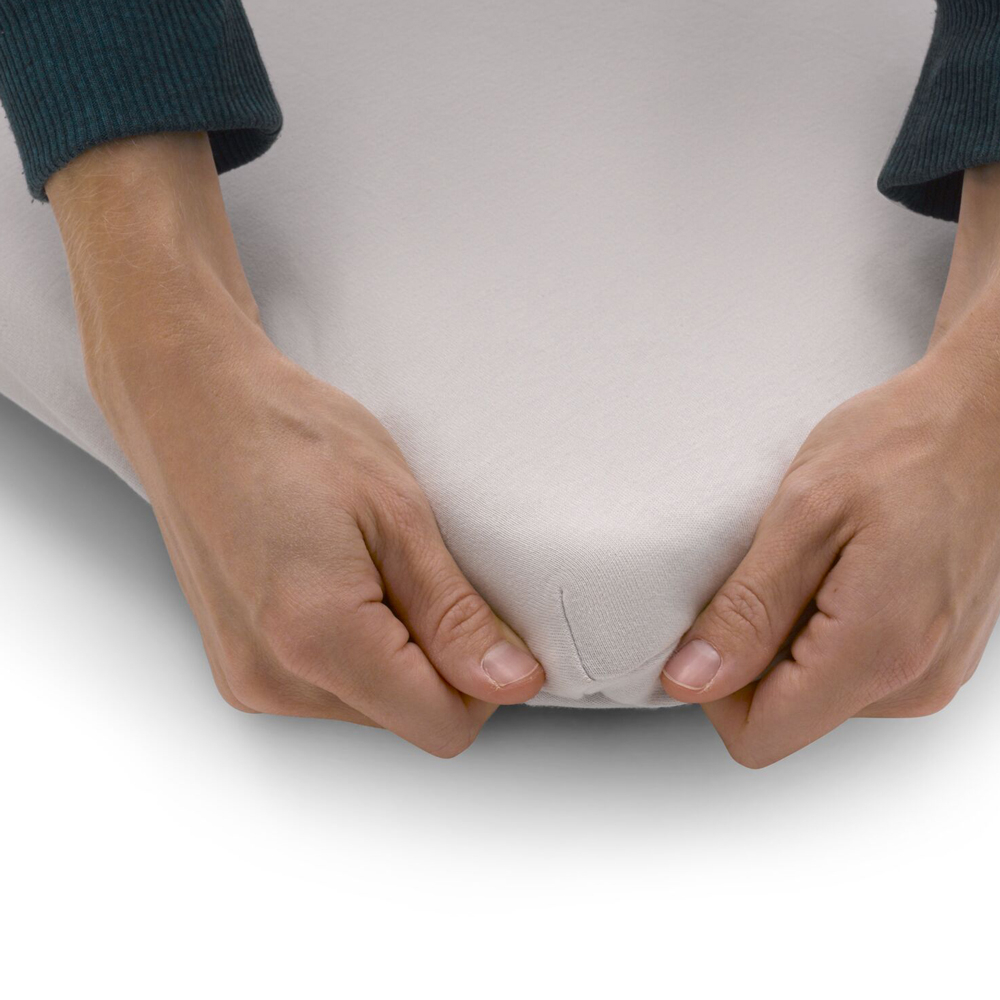 Cearsaf bumbac patut Bugaboo Stardust Mineral White 91/51 cm [4]