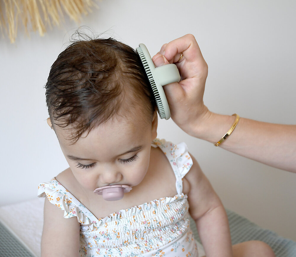 Perie de imbaiat din silicon Beaba Misty Green [4]