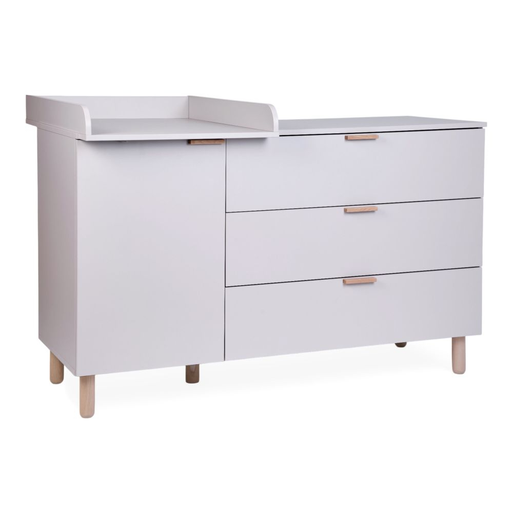 Comoda Childhome Clay 137x77x98 cm cu masa de infasat [2]
