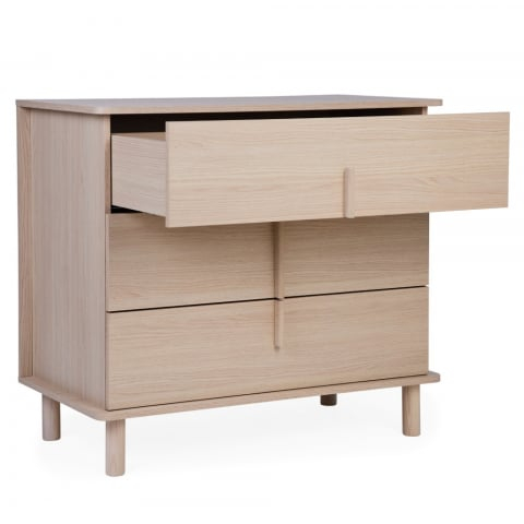 Comoda Childhome Nordica Natural 85 x 50 x 95 cm cu masa de infasat [3]