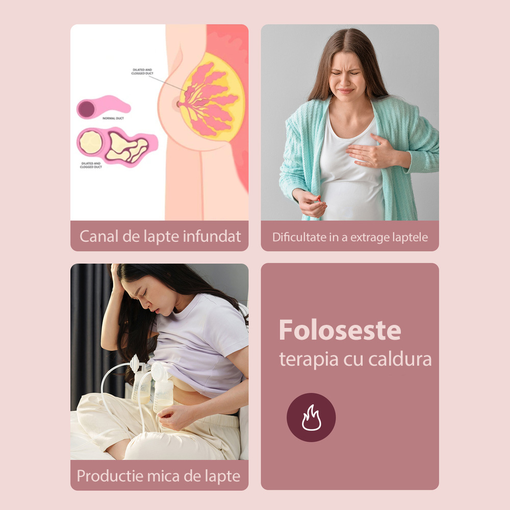 Comprese/perne pentru san Momcozy reutilizabile cald si rece [5]