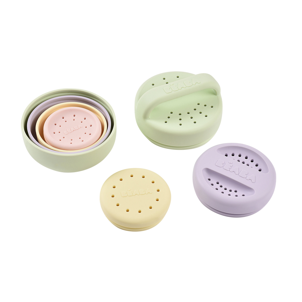 Set 4 jucarii de baie Beaba din silicon [3]