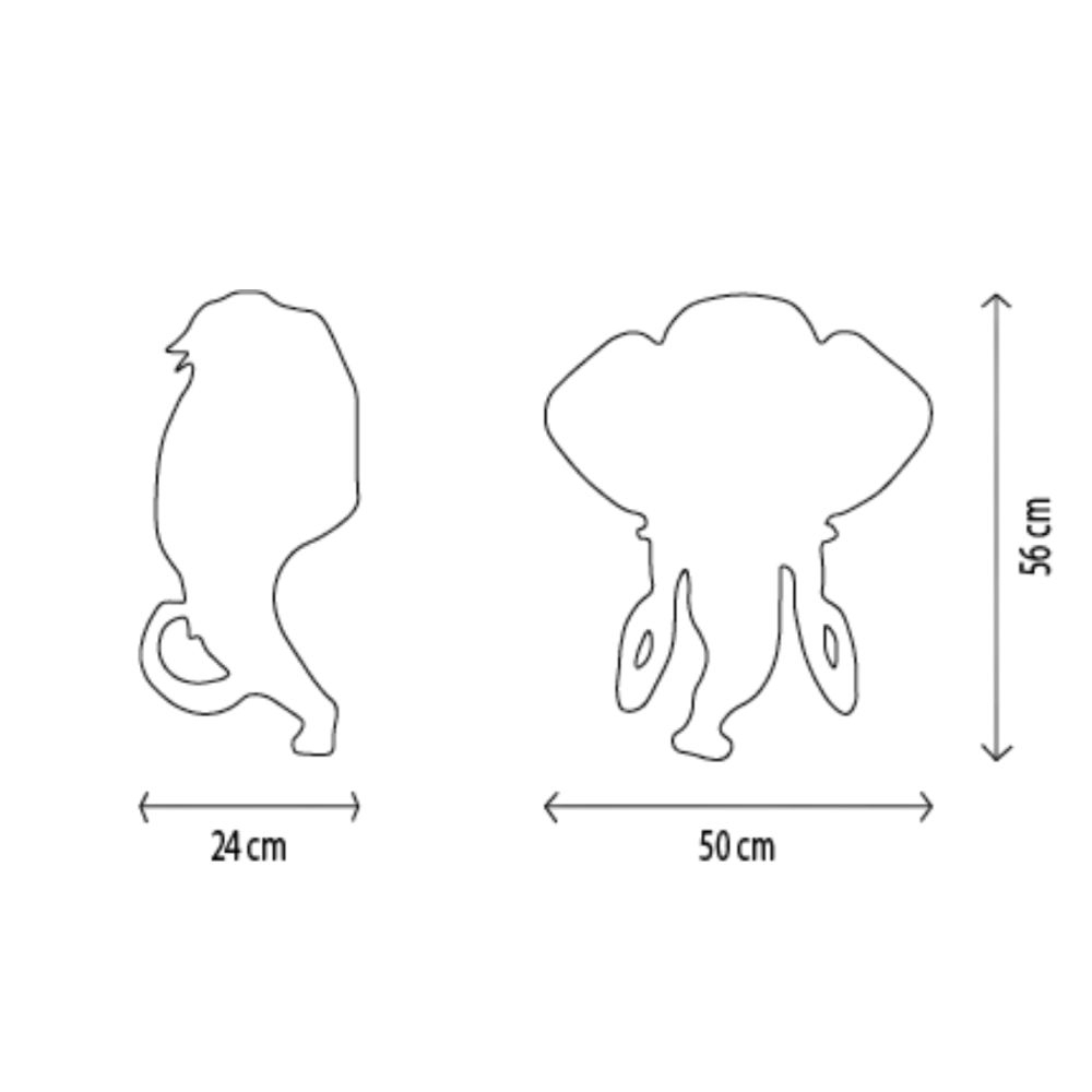 Decoratiune Wild & Soft Cap de Mamut - Arthur [5]