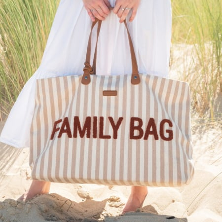 Geanta Childhome Family Bag Nude/Alb [4]