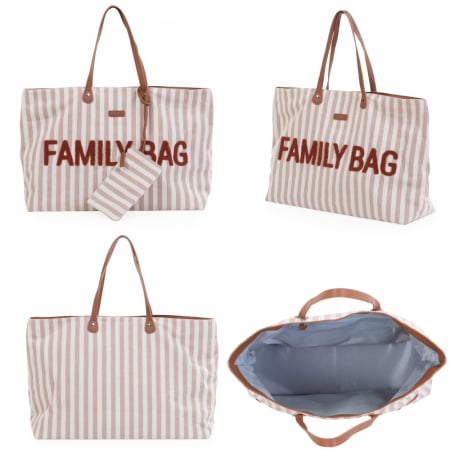 Geanta Childhome Family Bag Nude/Alb [2]