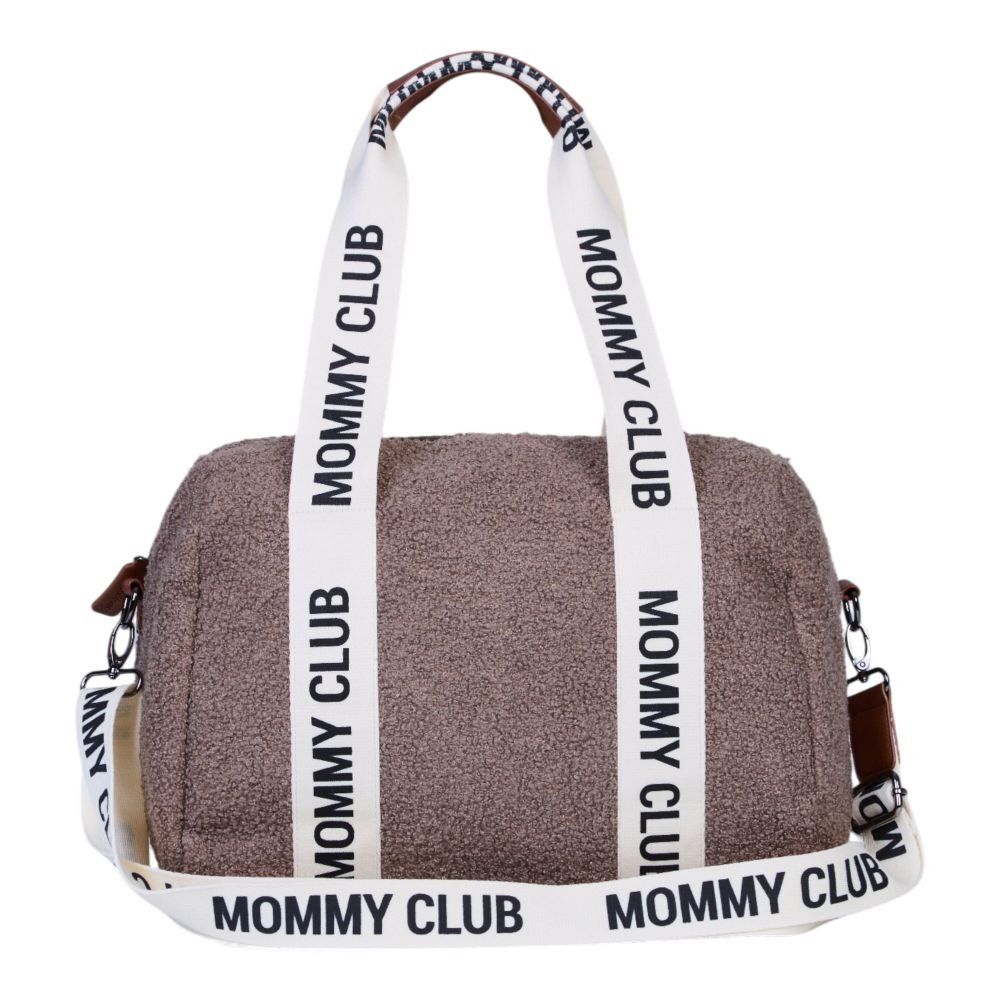 Geanta de bebe Childhome Mommy Club Signature Teddy Soft Brown [4]