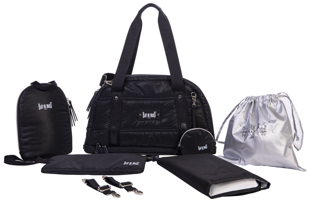 Geanta de infasat Baby On Board Doudoune Classic Black [8]
