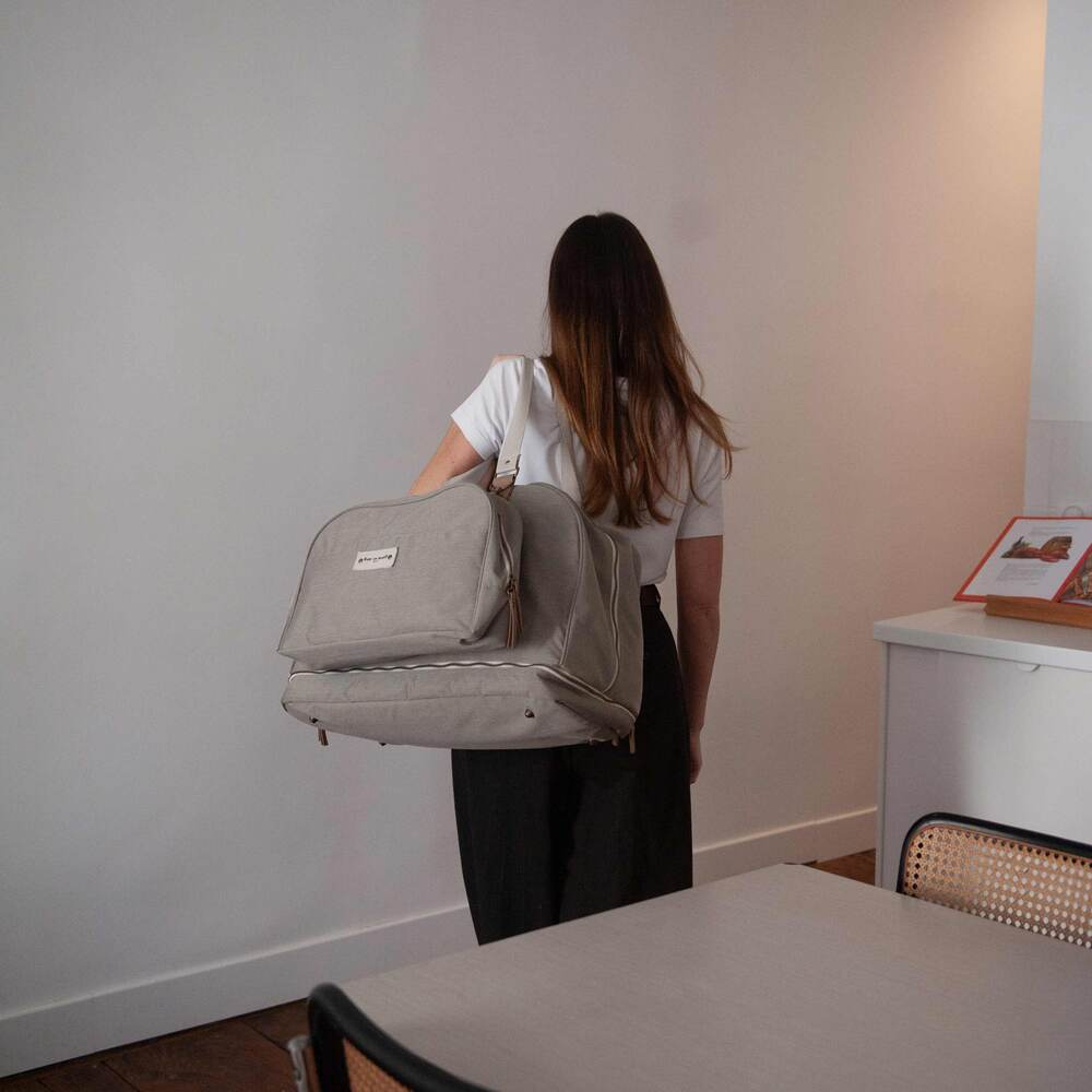 Geanta de infasat Baby On Board Juliette Pebble Grey [7]