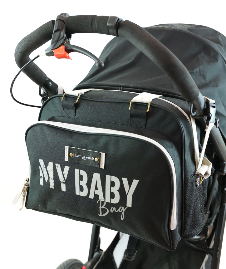 Geanta de infasat Baby On Board Simply My Baby Noir [3]