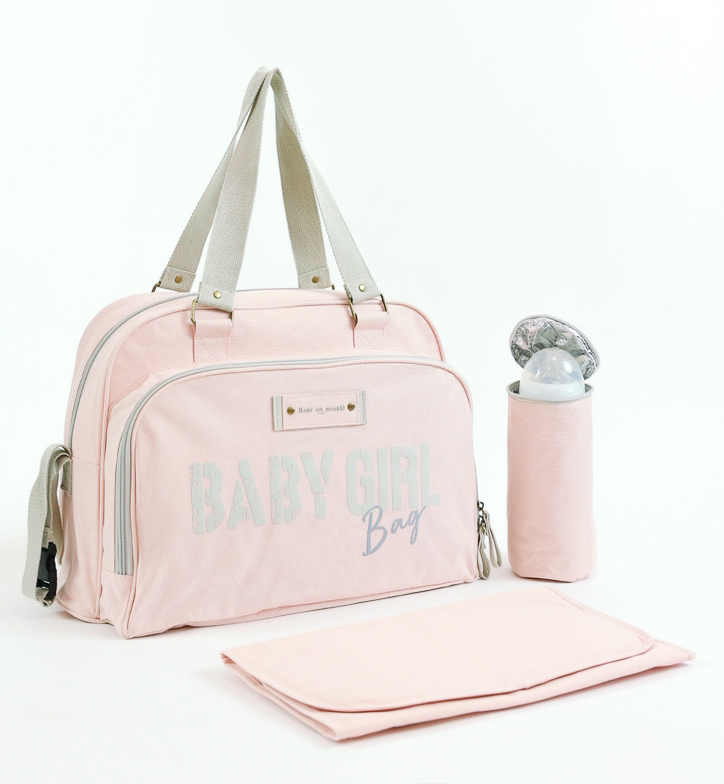 Geanta de infasat Baby On Board Simply My Baby Rose [4]