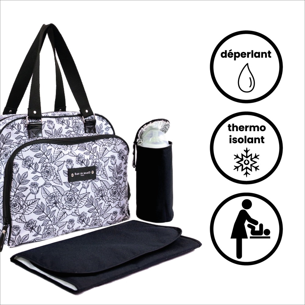 Geanta de infasat Baby On Board Simply Roses [3]